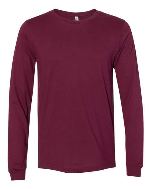 Bella + Canvas 3501 Unisex Jersey Long-Sleeve T-Shirt #color_MAROON