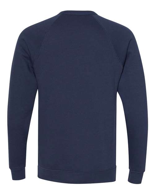 Bella + Canvas 3901 Unisex Sponge Fleece Crewneck Sweatshirt #color_NAVY