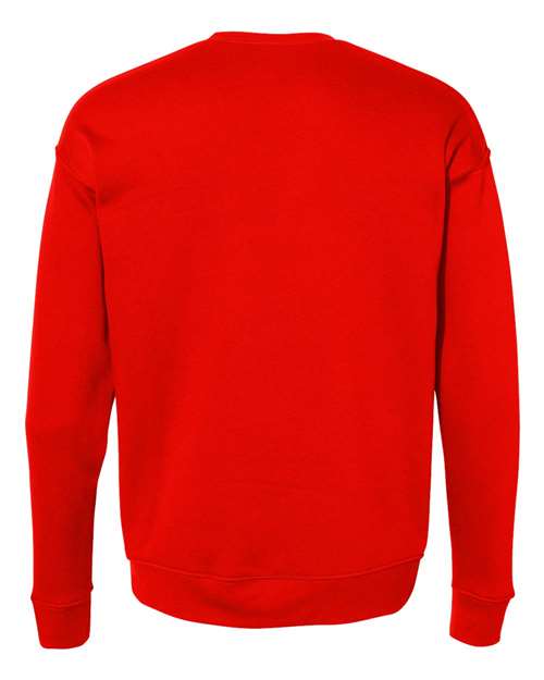 Bella + Canvas 3945 Unisex Drop Shoulder Fleece #color_POPPY