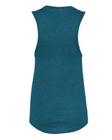 Bella + Canvas B6003 Ladies' Jersey Muscle Tank #color_HTHR DEEP TEAL