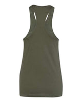 Bella + Canvas B6008 Ladies' Jersey Racerback Tank #color_MILITARY GREEN