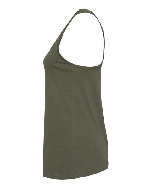 Bella + Canvas B6008 Ladies' Jersey Racerback Tank #color_MILITARY GREEN