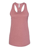 Bella + Canvas B6008 Ladies' Jersey Racerback Tank #color_HEATHER MAUVE