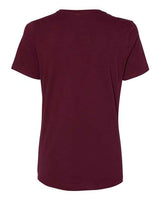 Bella + Canvas B6400 Ladies' Relaxed Jersey Short-Sleeve T-Shirt #color_MAROON