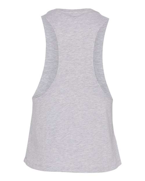 Bella + Canvas 6682 Ladies' Racerback Cropped Tank #color_ATHLETIC HEATHER