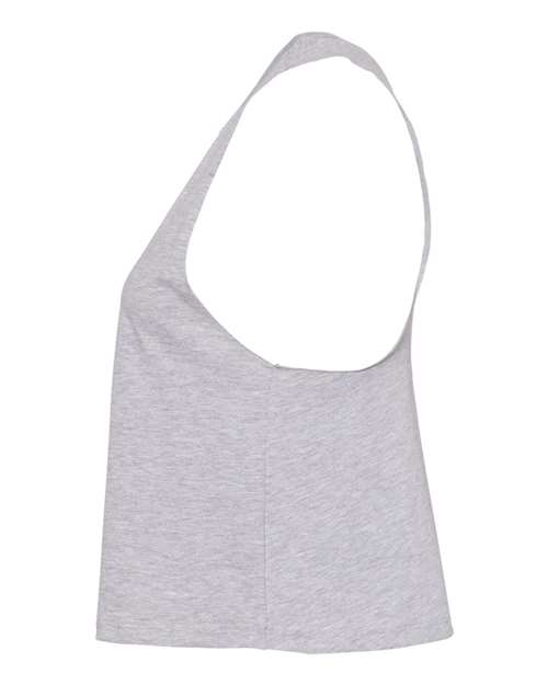Bella + Canvas 6682 Ladies' Racerback Cropped Tank #color_ATHLETIC HEATHER