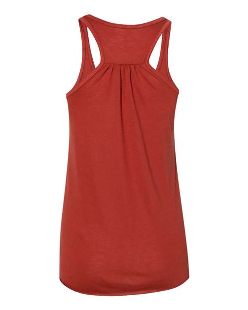Bella + Canvas B8800 Ladies' Flowy Racerback Tank #color_BRICK
