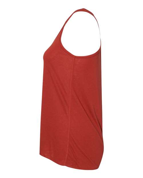 Bella + Canvas B8800 Ladies' Flowy Racerback Tank #color_BRICK
