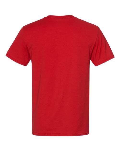 Jerzees 560MR Adult Premium Blend Ring-Spun T-Shirt #color_TRUE RED