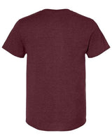 Jerzees 560MR Adult Premium Blend Ring-Spun T-Shirt #color_MAROON HEATHER