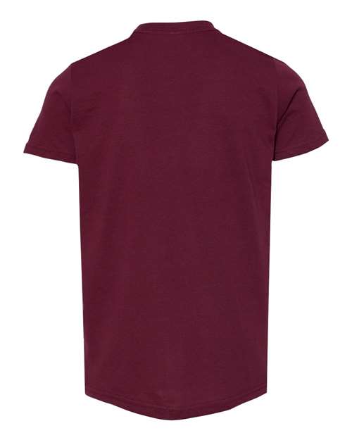 Bella + Canvas 3001Y Youth Jersey T-Shirt #color_MAROON