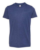 Bella + Canvas 3413Y Youth Triblend Short-Sleeve T-Shirt #color_NAVY TRIBLEND