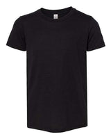 Bella + Canvas 3413Y Youth Triblend Short-Sleeve T-Shirt #color_SOLID BLK TRBLND