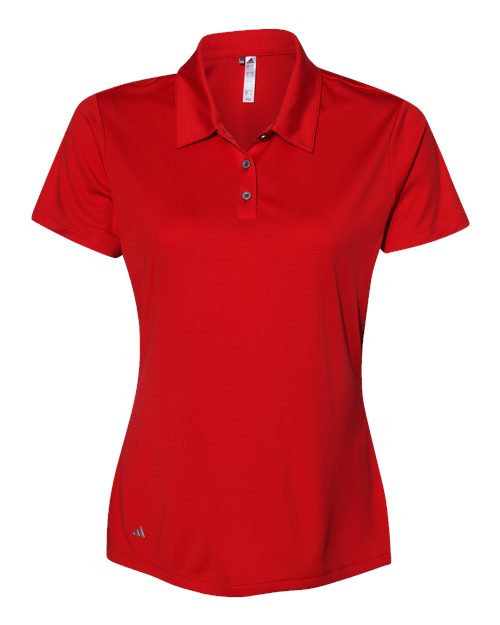 Adidas A231 Women's Performance Polo #color_Collegiate Red