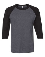 Jerzees 560RR Unisex Premium Blend Ring-Spun 3/4 Sleeve Raglan T-Shirt #color_BL INK HT/ BL IN