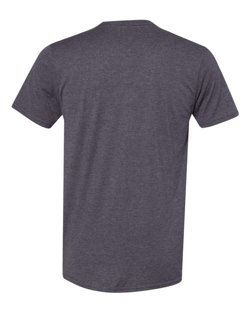 Hanes 4980 Unisex Nano-T T-Shirt #color_CHARCOAL HEATHER