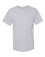 Hanes W110 Adult Workwear Pocket T-Shirt #color_LIGHT STEEL