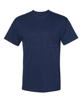 Hanes W110 Adult Workwear Pocket T-Shirt #color_NAVY