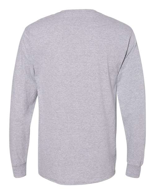 Hanes W120 Adult Workwear Long-Sleeve Pocket T-Shirt #color_LIGHT STEEL