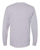 Hanes W120 Adult Workwear Long-Sleeve Pocket T-Shirt #color_LIGHT STEEL