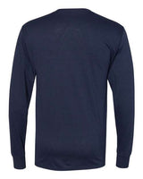 Hanes W120 Adult Workwear Long-Sleeve Pocket T-Shirt #color_NAVY