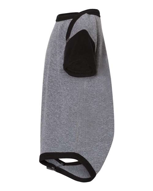 Rabbit Skins 4400 Infant Baby Rib Bodysuit #color_GRANITE HTH/ BLK