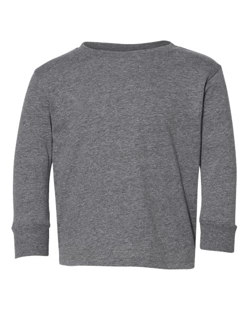 Rabbit Skins RS3302 Toddler Long-Sleeve Fine Jersey T-Shirt #color_GRANITE HEATHER
