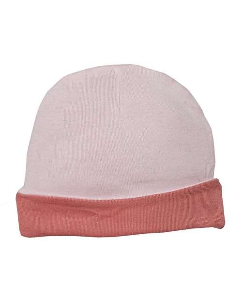 Rabbit Skins 4451 Infant Baby Rib Cap #color_BLRNA/ MAUVELOUS
