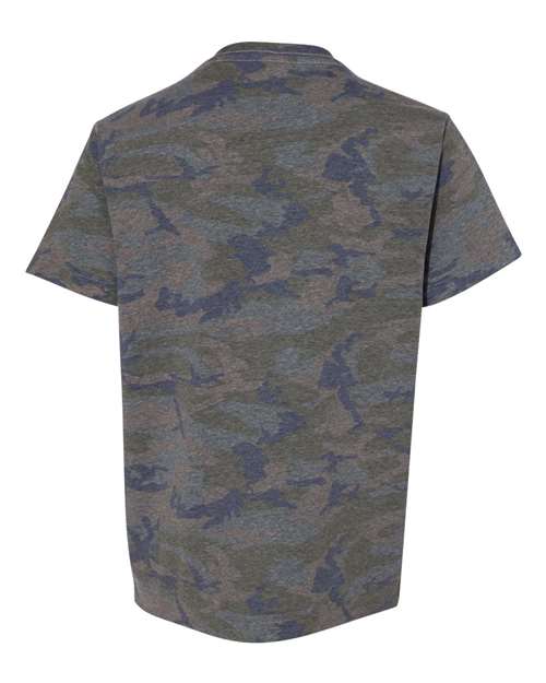 LAT 6101 Youth Fine Jersey T-Shirt #color_VINTAGE CAMO