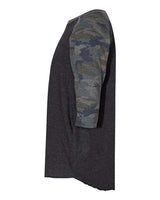 LAT 6130 Youth Baseball T-Shirt #color_VN SMKE/ VN CAMO