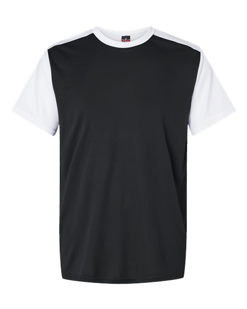 Alleson Athletic 532CJ Crewneck Baseball Jersey #color_Black/ White