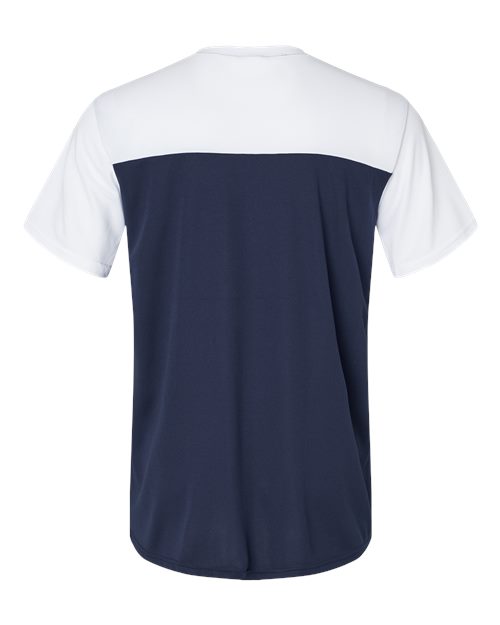 Alleson Athletic 532CJ Crewneck Baseball Jersey #color_Navy/ White