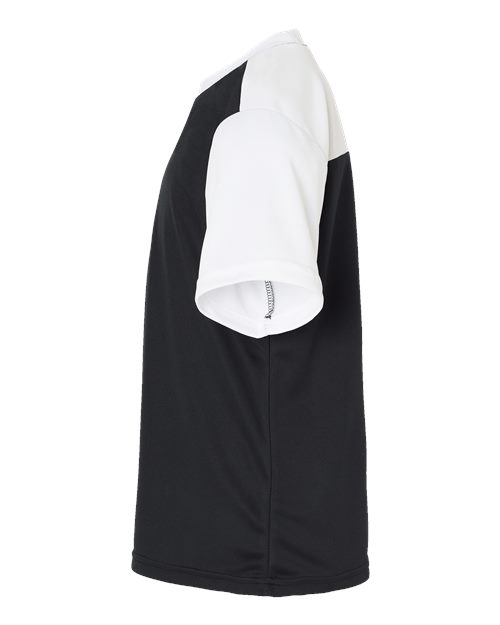 Alleson Athletic 532CJY Youth Crewneck Baseball Jersey #color_Black/ White