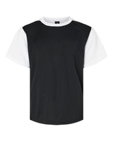 Alleson Athletic 532CJY Youth Crewneck Baseball Jersey #color_Black/ White