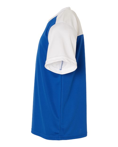 Alleson Athletic 532CJY Youth Crewneck Baseball Jersey #color_Royal/ White