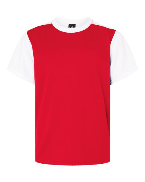 Alleson Athletic 532CJY Youth Crewneck Baseball Jersey #color_Red/ White