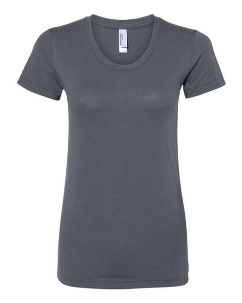 American Apparel BB301W Ladies' Poly-Cotton Short-Sleeve Crewneck #color_ASPHALT