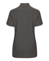 Red Kap SK97 Women's Short Sleeve Performance Knit Pocketless Core Polo #color_Charcoal