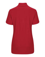 Red Kap SK97 Women's Short Sleeve Performance Knit Pocketless Core Polo #color_Red