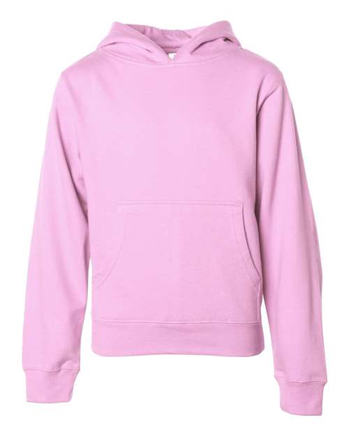 Independent Trading Co. SS4001Y Youth Midweight Hooded Sweatshirt #color_Light Pink