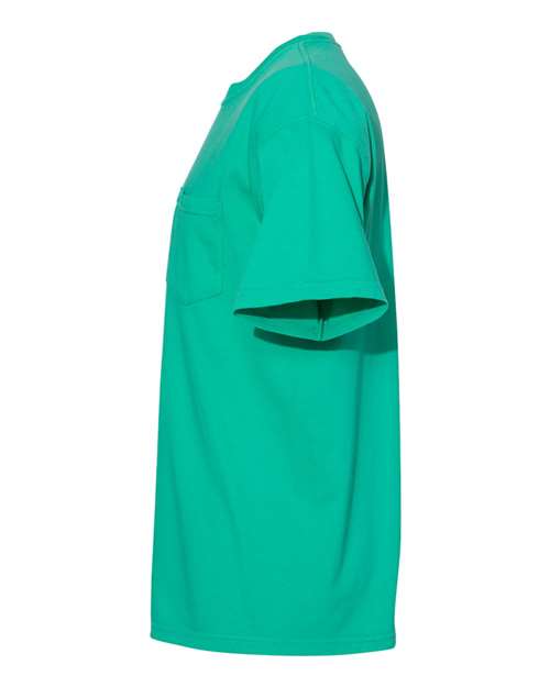 Comfort Colors 6030CC Adult Heavyweight Pocket T-Shirt #color_ISLAND GREEN