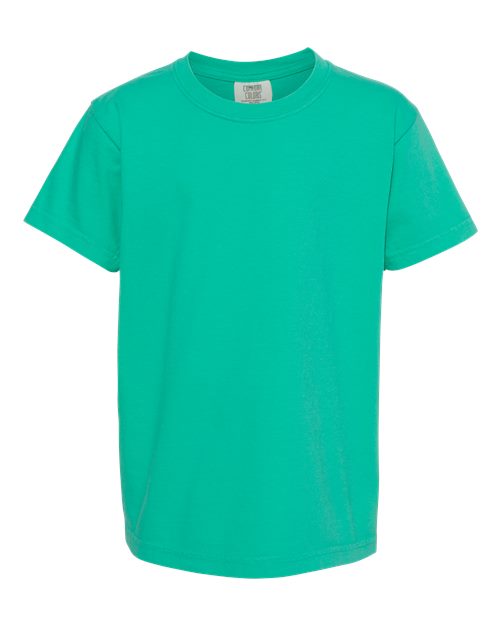 Comfort Colors C9018 Youth Midweight T-Shirt #color_ISLAND GREEN