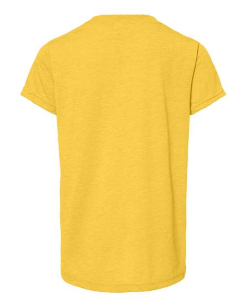 Bella + Canvas 3413Y Youth Triblend Short-Sleeve T-Shirt #color_YLW GOLD TRBLND