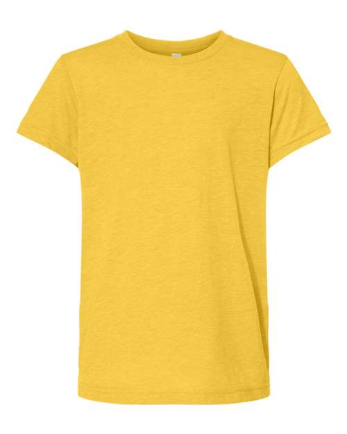 Bella + Canvas 3413Y Youth Triblend Short-Sleeve T-Shirt #color_YLW GOLD TRBLND