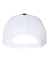 Richardson 112FP Five-Panel Trucker Cap #color_Black/ White