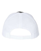 Richardson 112FP Five-Panel Trucker Cap #color_Charcoal/ White