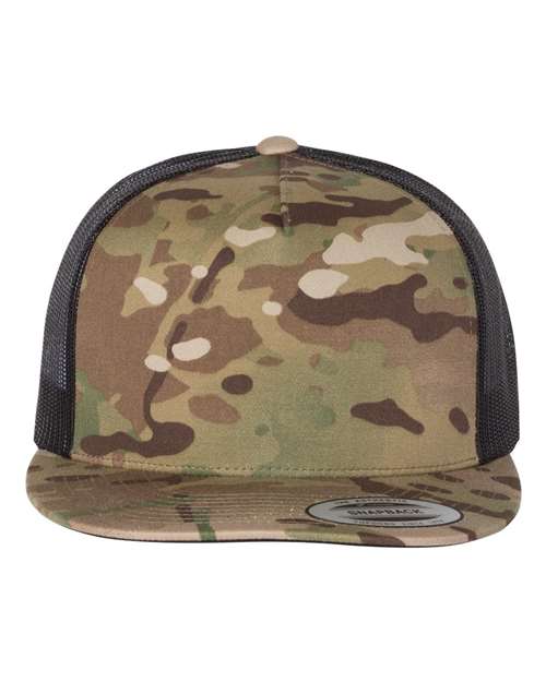 Yupoong 6006MC Classics Adult 5-Panel Multicam Trucker Hat #color_MULTICAM