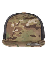 Yupoong 6006MC Classics Adult 5-Panel Multicam Trucker Hat #color_MULTICAM