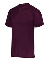 Augusta Sportswear AG1565 Adult Attain 2-Button Baseball Jersey #color_MAROON