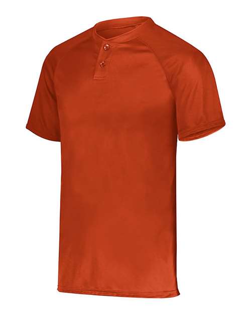 Augusta Sportswear AG1565 Adult Attain 2-Button Baseball Jersey #color_ORANGE